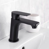 Cornat "NOIR ROUND" Waschtisch-Einhebelmischer (mattschwarz)